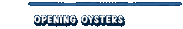 opening oysters